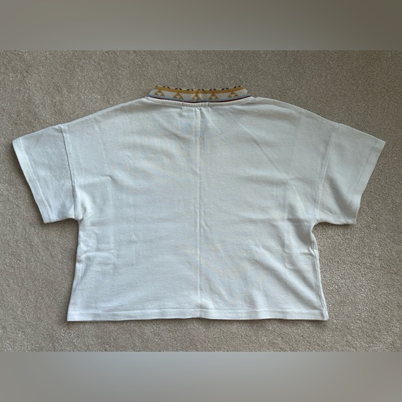 Pull & Bear - Crop Tee with Embroidered Hem - Picture 3 of 3